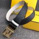 AAA Fendi 3.5cm Women's Belt - Black Leather Yellow Gold Buckle (3)_th.jpg